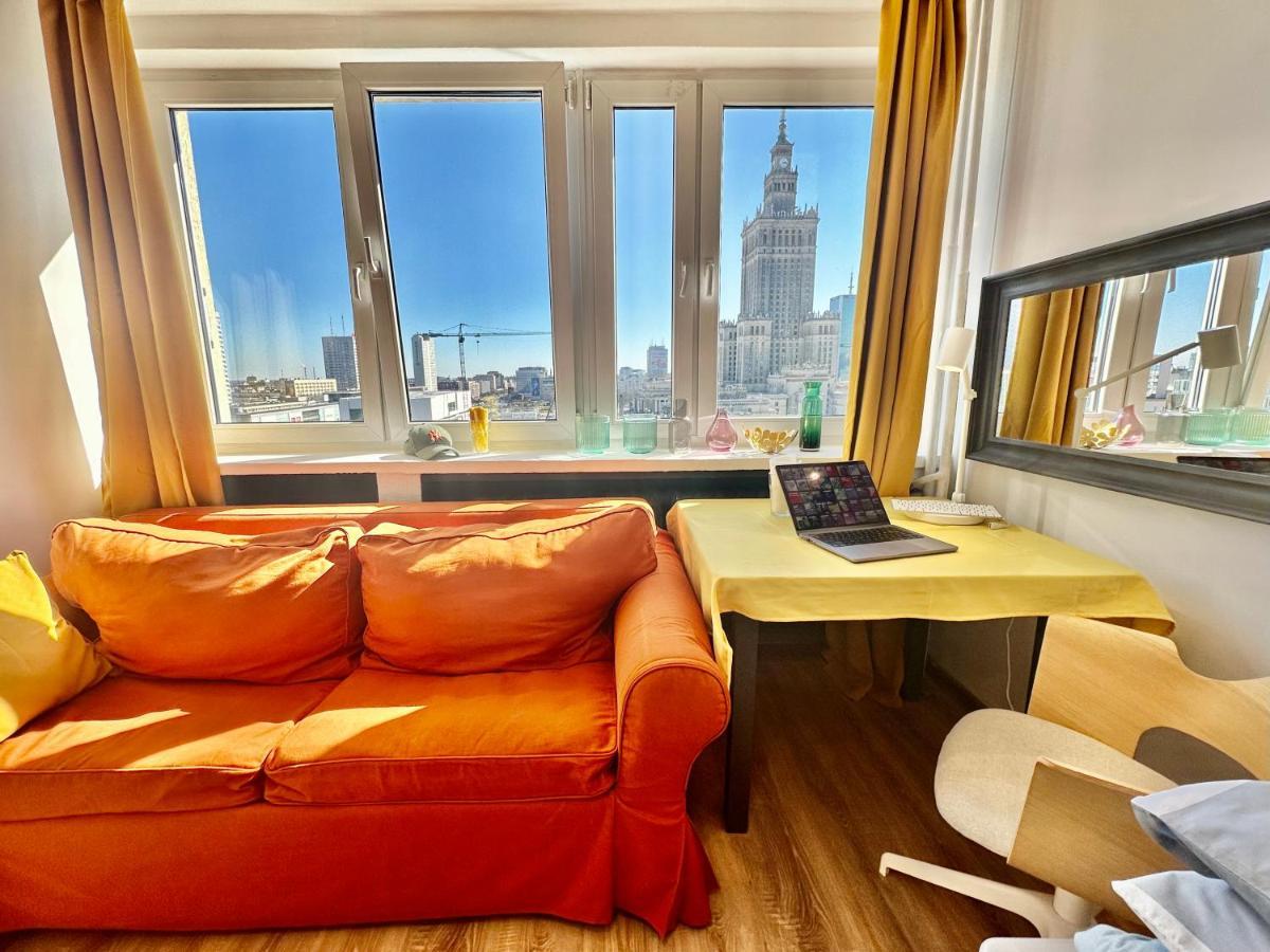 Super Apartament Brown 2X Metro Nowy Wifi Netflix Spotify Panorama Miasta Warsaw Exterior photo