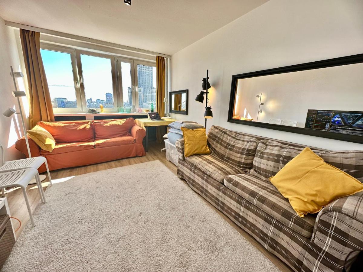 Super Apartament Brown 2X Metro Nowy Wifi Netflix Spotify Panorama Miasta Warsaw Exterior photo