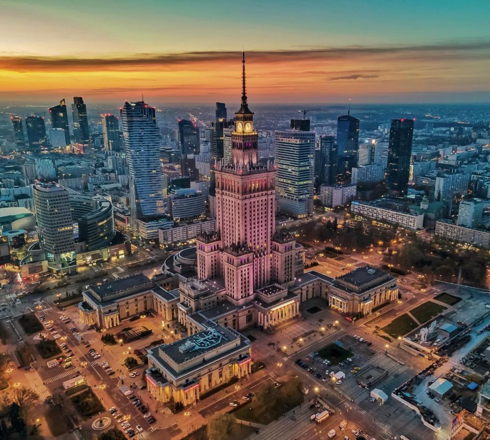 Super Apartament Brown 2X Metro Nowy Wifi Netflix Spotify Panorama Miasta Warsaw Exterior photo